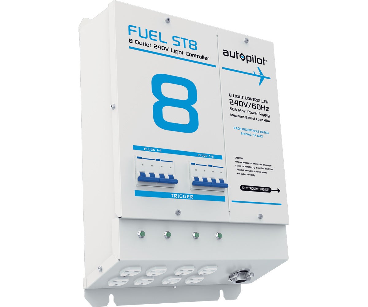 with Single Trigger 8 Outlet FUEL ST8 Light Controller 240V 