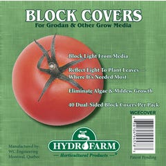 Rockwool Block Covers, 4", Pack of 40
