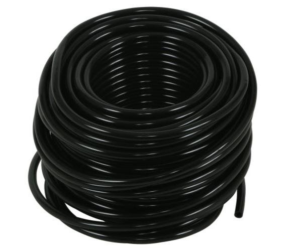 Image of Hydro Flow Vinyl Tubing Black 3/16 in ID - 1/4 in OD 100 ft Roll
