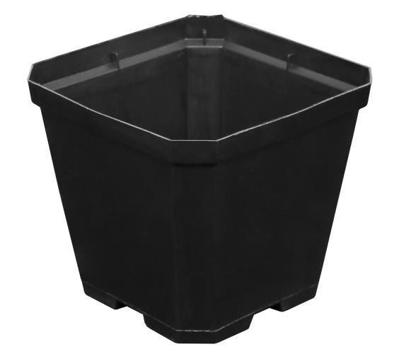Image of Gro Pro Black Plastic Pot 4 in x 4 in x 3.5 in