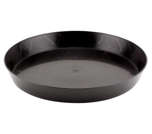 Image of Gro Pro Heavy Duty Black Saucer - 10 in, case of 50