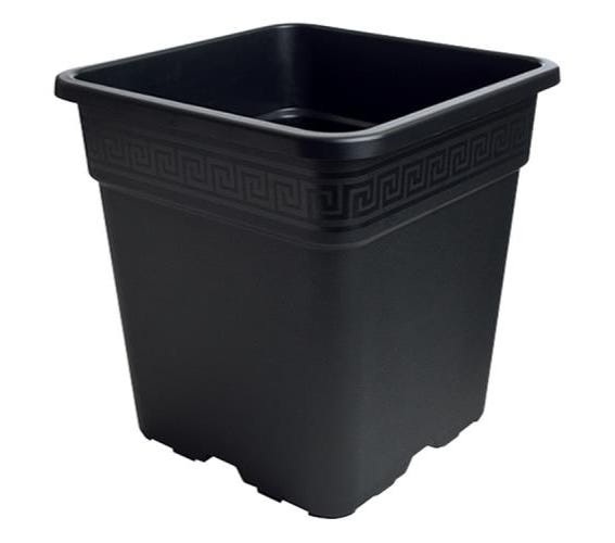 Image of Gro Pro Black Square Pot 8 Gallon