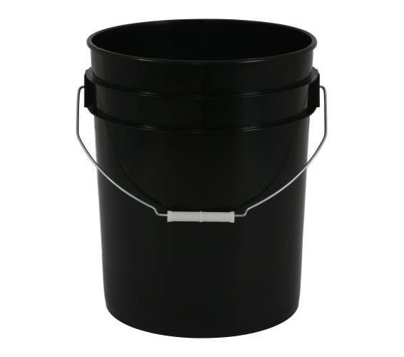 Image of Gro Pro Black Plastic Bucket 5 Gallon