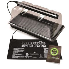 Super Sprouter Premium Heated Propagation Kit w/ T5 Light