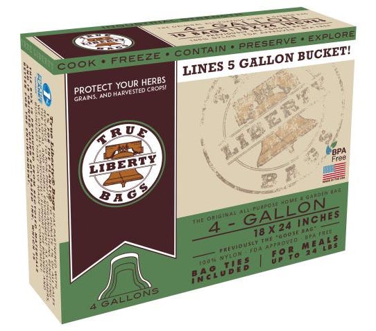 Image of True Liberty 4 Gallon Bags 18 in x 24 in (Pack of 25)