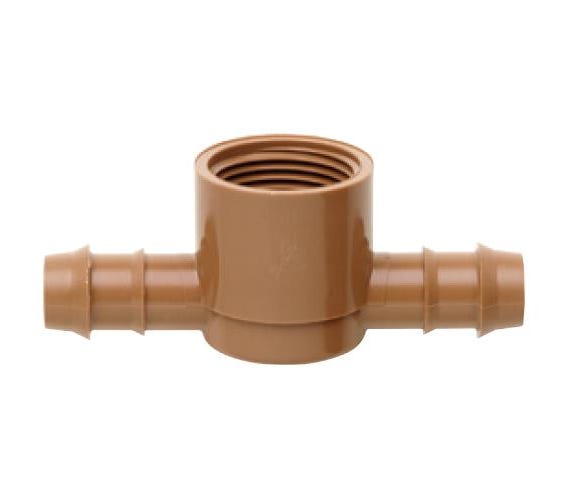 Image of Netafim 17mm Combination Tee 2-Way Insert x 1/2 in FPT, 10 per bag