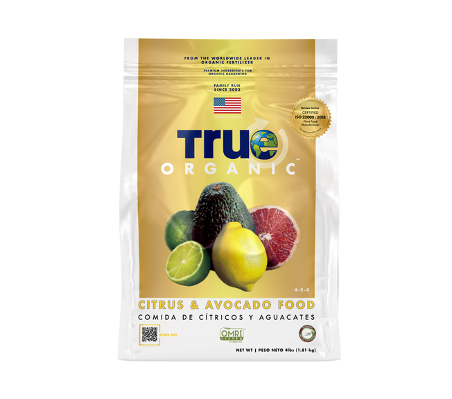 Image of True Organic Citrus & Avocado Food 4-5-4 - Granular 4 lb