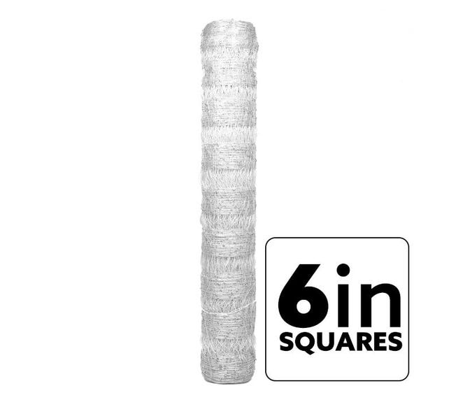 Image of 5' x 3300' (WHITE) VineLine Plastic Garden Netting Roll