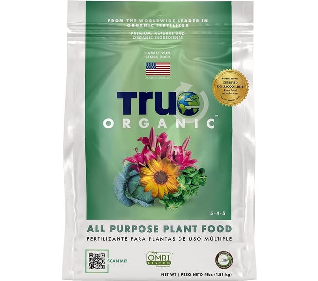 Image of True Organic All-Purpose Plant Food 5-4-5 - Granular 4 lb
