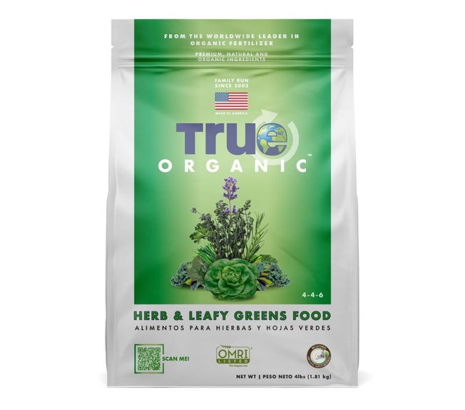 Image of True Organic Herb & Leafy Greens Food 4-4-6-Granular 4 lb