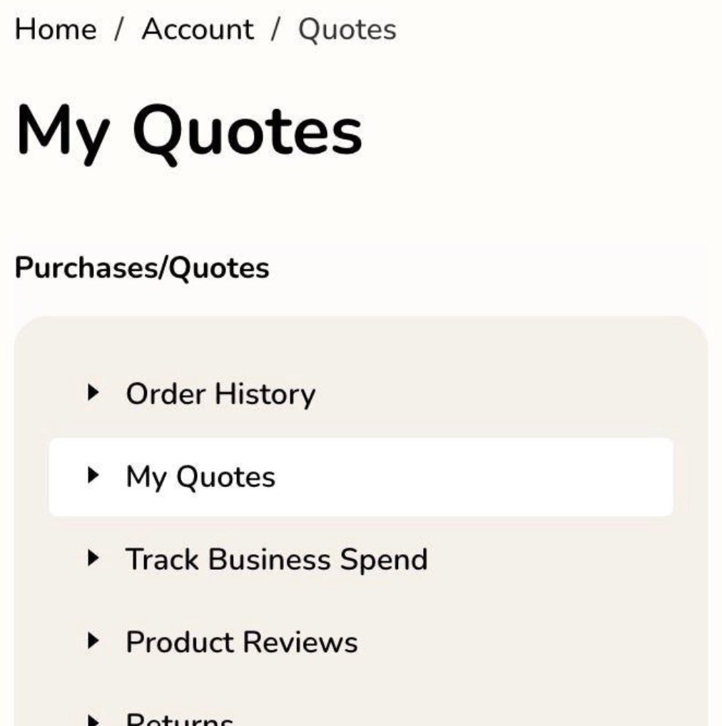 Interacting with Your Quote Screenshot